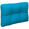 vidaXL Coussin de palette bleu clair 50x40x12 cm tissu