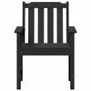 vidaXL Chaise de jardin. 2 pcs Noir 65,5 x 59 x 88 cm HDPE
