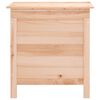 vidaXL Boîte de rangement de jardin 50x49x56,5 cm bois massif de sapin