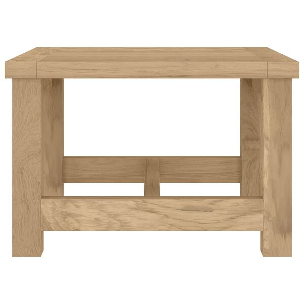 vidaXL Table basse 45x45x30 cm bois massif de teck