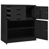 vidaXL Armoire de bureau Anthracite 90x40x102 cm Acier
