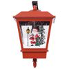 vidaXL Lampe murale de No&euml;l lumi&egrave;res LED et P&egrave;re No&euml;l Rouge 40x27x45cm