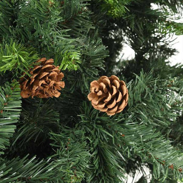 vidaXL Arbre de No&euml;l artificiel pr&eacute;-&eacute;clair&eacute; et boules vert 150 cm