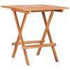vidaXL Ensemble de bistro 3 pcs avec coussins vert Bois de teck massif
