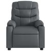 vidaXL Fauteuil inclinable de massage &eacute;lectrique gris similicuir