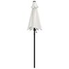 vidaXL Parasol Blanc sable 200x224 cm Aluminium