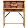vidaXL Bureau 90x40x107 cm Bois d'acacia massif