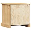 vidaXL Table de chevet VIGO 42x35x42 cm bois de pin massif