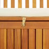 vidaXL Banc de rangement de jardin Bois d'acacia solide 120x63x84 cm