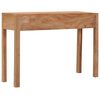 vidaXL Table console 110x35x75 cm bois de teck solide