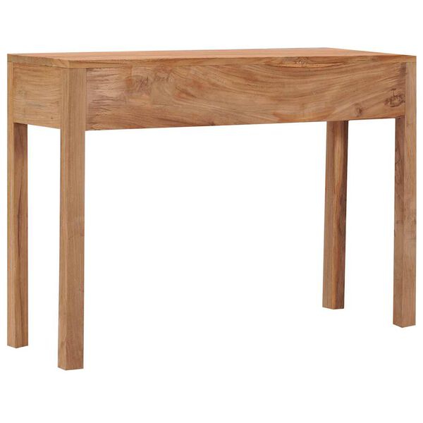 vidaXL Table console 110x35x75 cm bois de teck solide