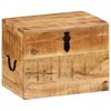 vidaXL Bo&icirc;te de rangement 39x28x31 cm Bois massif d'acacia
