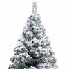 vidaXL Arbre de No&euml;l artificiel pr&eacute;-&eacute;clair&eacute; et boules vert 210 cm PVC