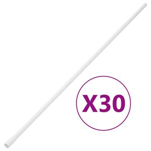 vidaXL Goulottes de c&acirc;ble avec pinces &Oslash;16 mm 30 m PVC