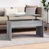 vidaXL Table basse Sonoma gris 102x50,5x52,5 cm Bois d'ing&eacute;nierie