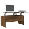 vidaXL Table basse Ch&ecirc;ne marron 102x50,5x46,5 cm Bois d'ing&eacute;nierie