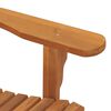vidaXL Chaises &agrave; bascule de jardin lot de 2 Adirondack teck solide