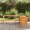 vidaXL Banc de jardin et jardinière 117x117x40 cm Bois solide d'acacia