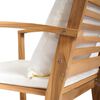 vidaXL Chaises de jardin 2 pcs Naturel 60 x 65 x 76.5 cm