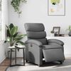 vidaXL Fauteuil inclinable &eacute;lectrique gris similicuir