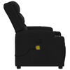 vidaXL Fauteuil de massage inclinable noir tissu