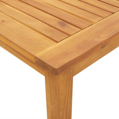 vidaXL Ensemble à manger de jardin 5 pcs Bois d'acacia solide