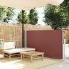 vidaXL Auvent latéral rétractable 120 x 300 cm Marron