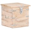 vidaXL Coffre 40x40x40 cm Bois d'acacia solide