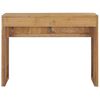 vidaXL Table console 100x35x75 cm Bois de teck massif
