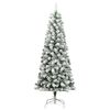 vidaXL Sapin de No&euml;l artificiel articul&eacute; 300 LED et boules 210 cm