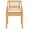 vidaXL Salon de jardin 4 pcs Bois de teck solide