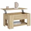 vidaXL Table basse chêne sonoma 79x49x41 cm bois d'ingénierie