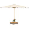 vidaXL Couvercle de base de parasol gris 70x70x25 cm