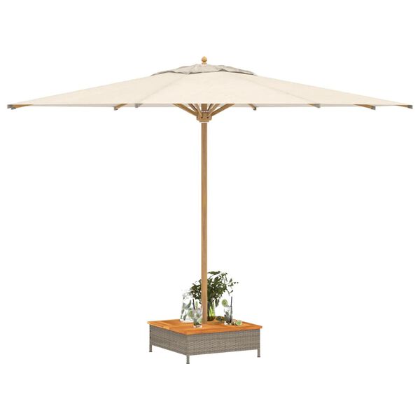 vidaXL Couvercle de base de parasol gris 70x70x25 cm