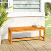 vidaXL Banc de jardin 110x35x45 cm bois massif d'acacia