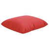 vidaXL Coussins de canapé lot de 4 rouge 60x60 cm tissu