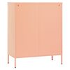 vidaXL Armoire de rangement Rose 80x35x101,5 cm Acier