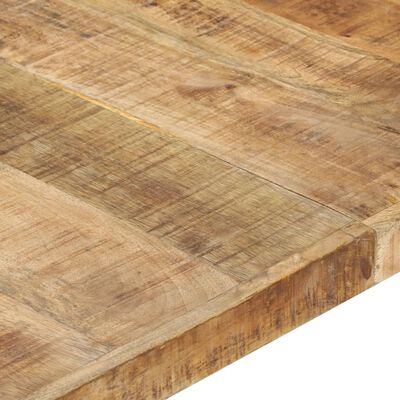 vidaXL Table basse 140x140x40 cm Bois de manguier brut