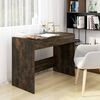 vidaXL Bureau Ch&ecirc;ne fum&eacute; 101x50x76,5 cm Agglom&eacute;r&eacute;