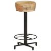 vidaXL Tabourets de bar lot de 2 66 cm bois de manguier massif
