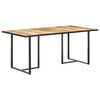 vidaXL Table de salle &agrave; manger 180 cm Bois de manguier brut