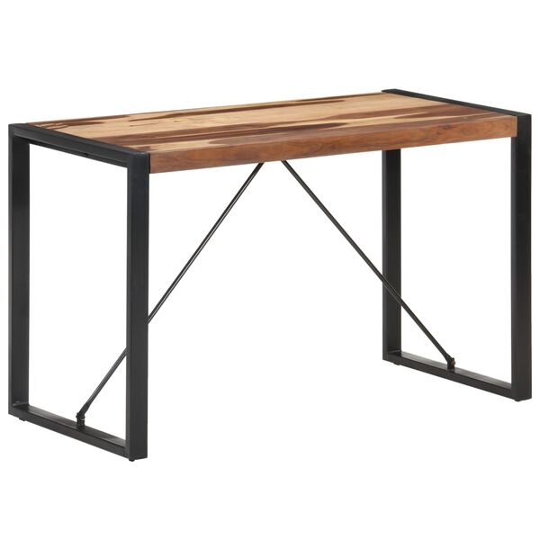 vidaXL Table &agrave; manger 120x60x75 cm Bois massif