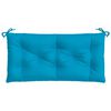 vidaXL Coussins de banc de jardin lot de 2 bleu clair tissu Oxford