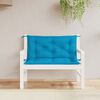 vidaXL Coussin de banc de jardin bleu clair tissu oxford