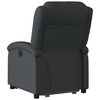 vidaXL Fauteuil inclinable électrique noir cuir véritable