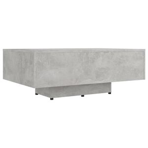 vidaXL Table basse Gris b&eacute;ton 85x55x31 cm Bois d'ing&eacute;nierie