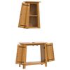 vidaXL Ensemble de meubles de salle de bain 2 pcs bois de pin massif