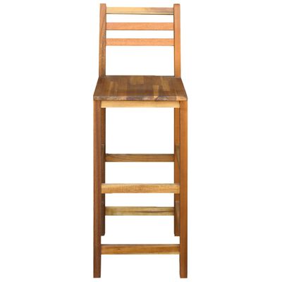 vidaXL Tabourets de bar lot de 2 bois d'acacia massif