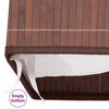 vidaXL Panier à linge rectangulaire Bambou Marron