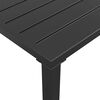 vidaXL Table &agrave; manger de jardin anthracite 110x54x70 cm acier